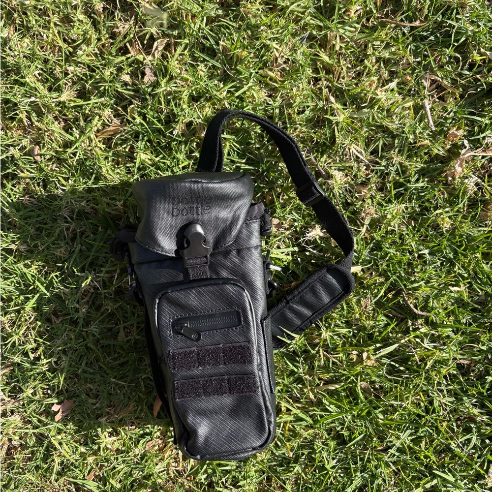 Black Tactical water bottle holder